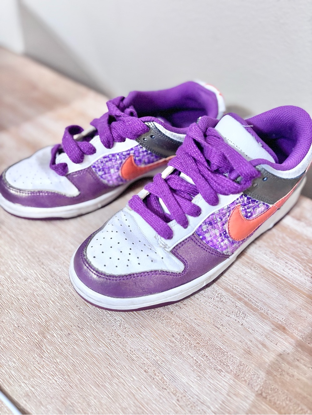 2011 Nike Dunk Low 6.0 court purple and silver